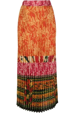 PIERRE-LOUIS MASCIA High.waisted pleated midi skirt