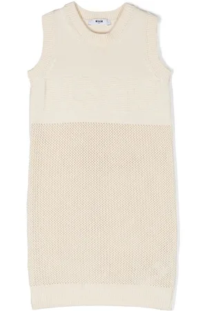 Msgm Tonal logo knitted dress