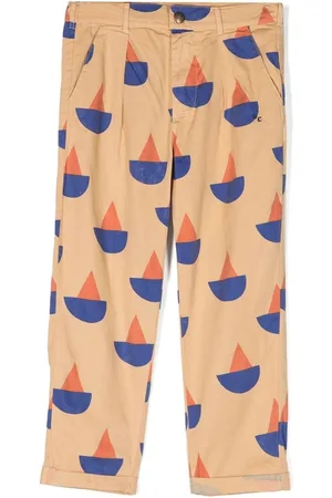 Bobo Choses Geometric-print organic cotton trousers
