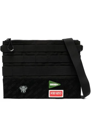 Kenzo Logo Badge Messenger Bag - Farfetch