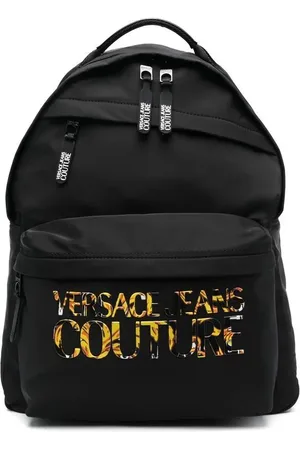 VERSACE Logo-lettering backpack