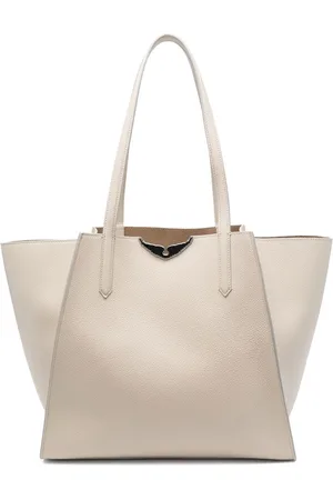 Zadig & Voltaire Logo-plaque leather tote bag
