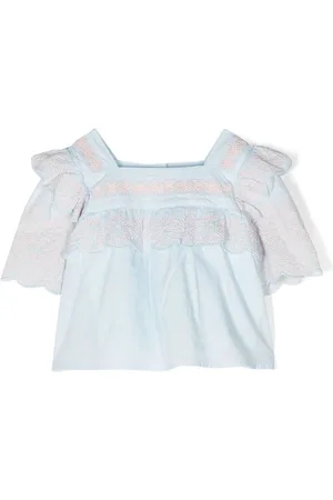 Stella McCartney Embroidered cotton top