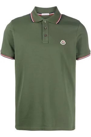 Moncler Chest logo-patch detail polo shirt