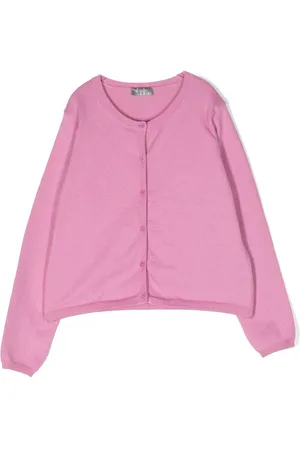 Il gufo Long-sleeve cotton cardigan
