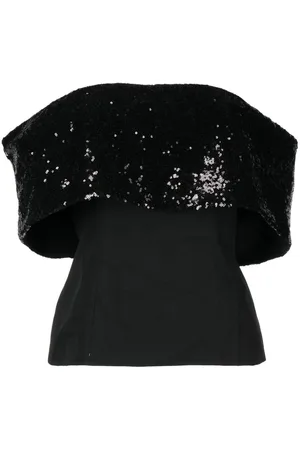 Staud Giselle sequin-embellished bandeau top