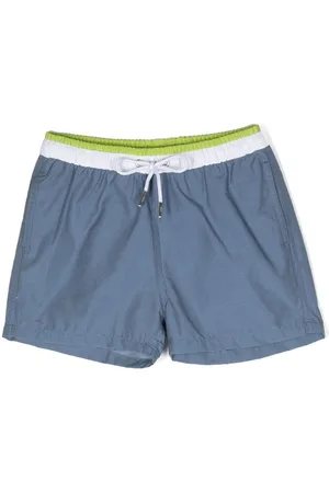 KNOT Parker drawstring-waistband swim shorts