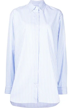 Macgraw Critic striped oversized shirt