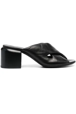 Officine creative 65mm open-toe leather mules