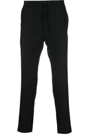 Calvin Klein Drawstring-waist straight-leg trousers
