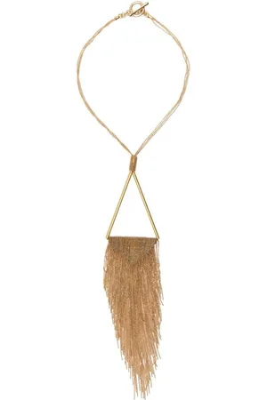 Fabiana Filippi Metallic fringed necklace