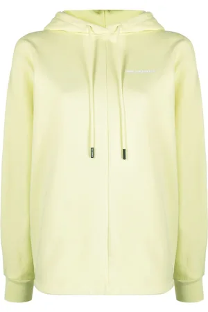 Layered Cotton Terry Hoodie in Green - Dion Lee