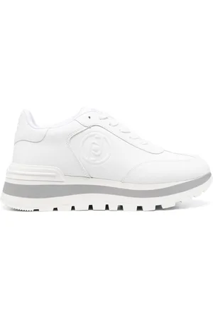 Liu Jo 45mm embossed-logo lace-up sneakers
