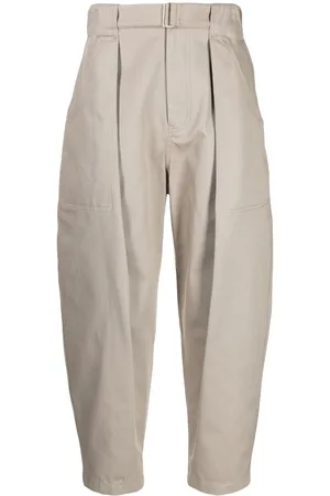 SONGZIO Volume cropped carrot trousers