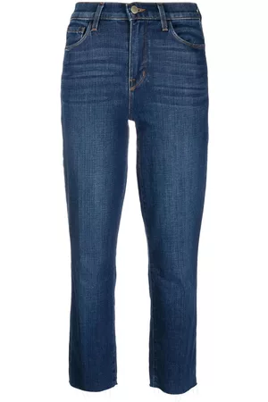 L'Agence Women Straight High Rise Jeans - High-rise straight-leg jeans