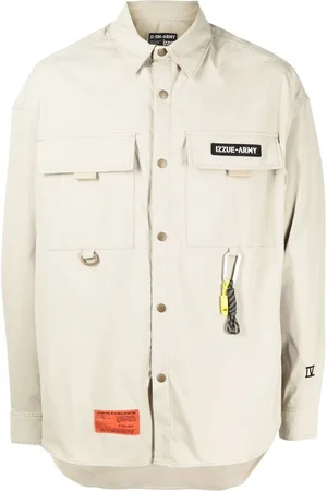 Izzue Army-style button-up shirt