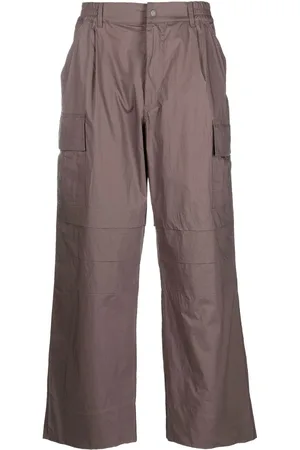 There Was One Wide-leg cotton cargo trousers