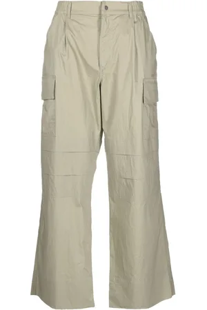 There Was One Wide-leg cotton cargo trousers