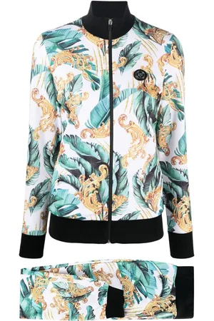 Philipp Plein Floral-print track pants