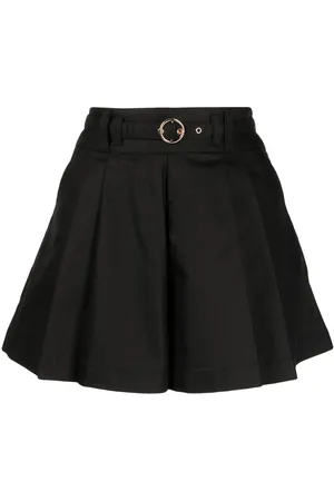 tout a coup Belt pleated shorts