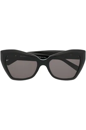 Balenciaga Monogram-plaque butterfly sunglasses