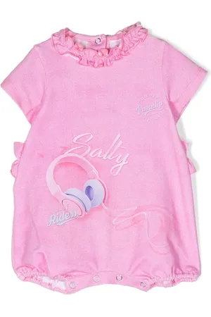 Lapin House Headphones-print bodysuit