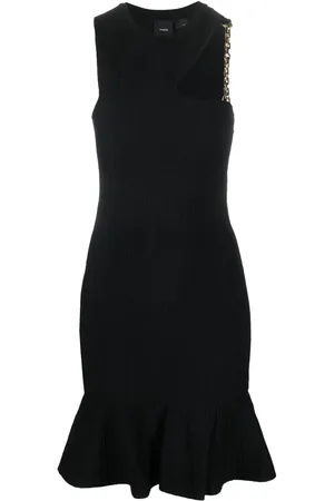 Pinko Cut-out knitted minidress