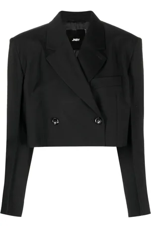 JNBY Cropped.double-breasted blazer