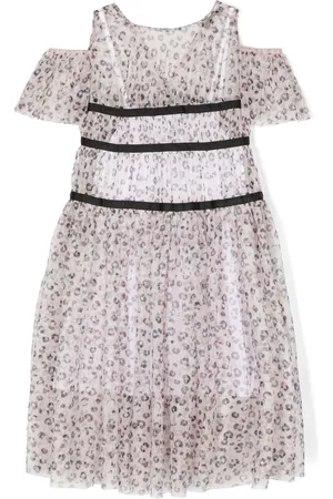 MONNALISA Leopard-print dress