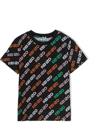 Kenzo Boy's Baseball Graphics Logo-Print T-Shirt, Size 4-5