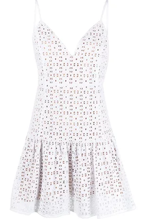 Michael Kors Sangallo eyelet mini-dress