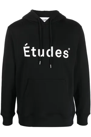 Etudes Logo-print detail hoodie