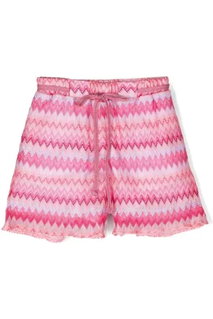 Missoni Zigzag-print drawstring shorts