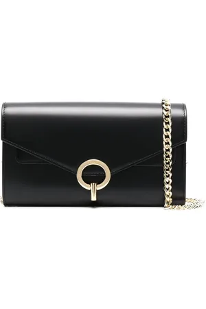 Sandro Yza chain-link clutch bag