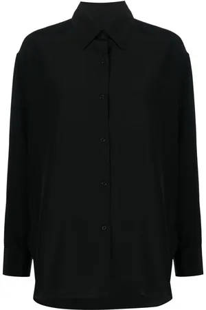 NILI LOTAN Silk long-sleeved shirt