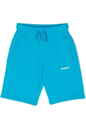 Off-White logo-print Swim Shorts - Farfetch