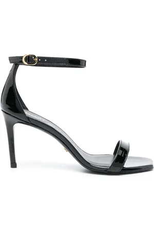 Stuart Weitzman NuNakedCurve 85mm leather sandals