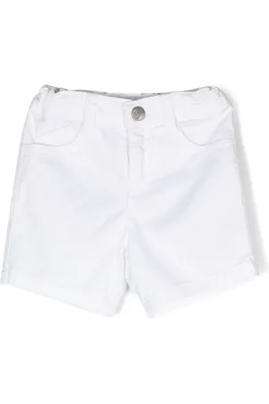 Emporio Armani Logo-detail denim shorts