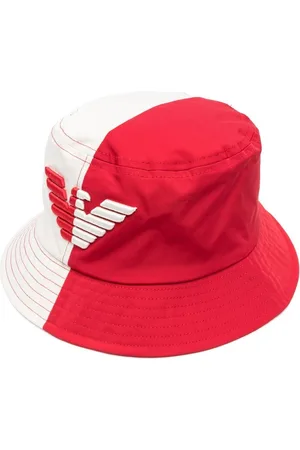 Bucket Hats in red color for boys | FASHIOLA.in