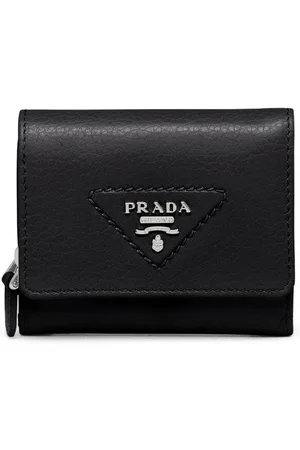 Prada Logo-embellishment leather wallet