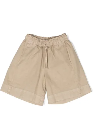 Il gufo Cotton-linen shorts