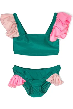 Wauw Capow by Bangbang Loretta ruffled-detail bikini