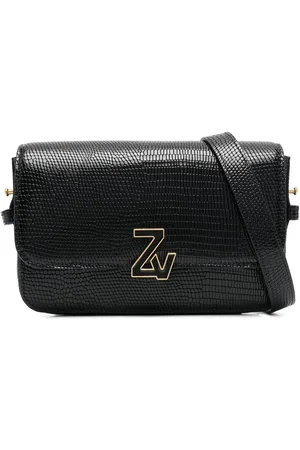 Zadig & Voltaire Logo-plaque leather shoulder bag