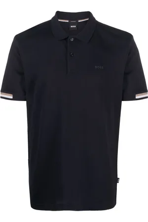 HUGO BOSS Logo-print short-sleeve polo shirt