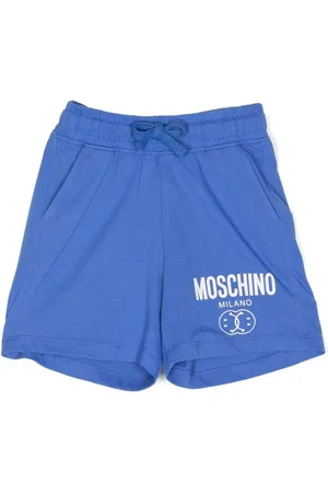 Moschino Logo-print elastic-waist shorts