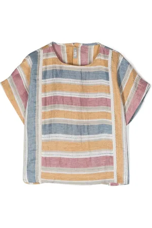 Il gufo Striped short-sleeved top