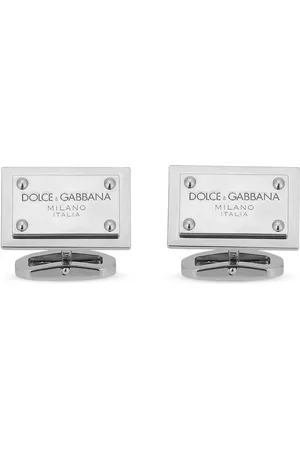 Dolce & Gabbana Logo-tag square cufflinks