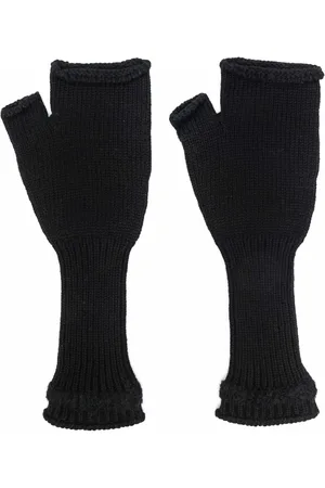 Barrie Fingerless cashmere gloves