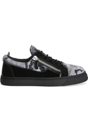 Giuseppe Zanotti Men's Frankie Monogram Low-top Sneakers