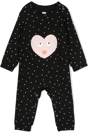 Wauw Capow by Bangbang Big Hearted long-sleeved onesie